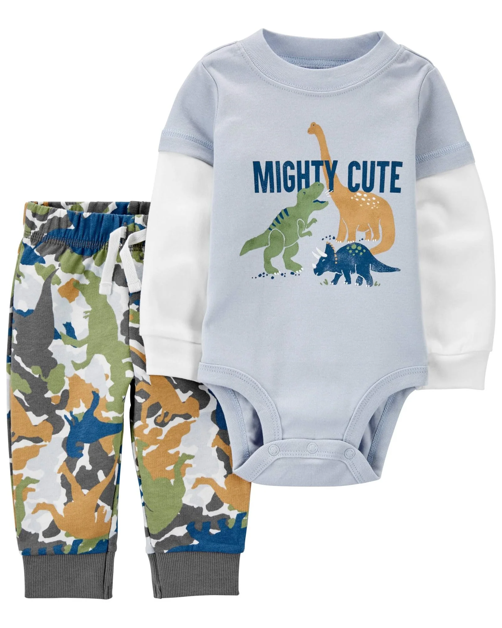 Carter's Set 2 piese Body si pantaloni Dinozauri foto
