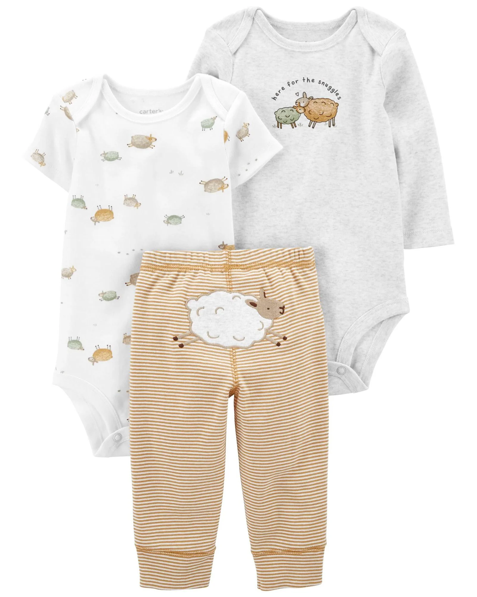 Carter's Set 3 piese Pantaloni si 2 body Oite foto
