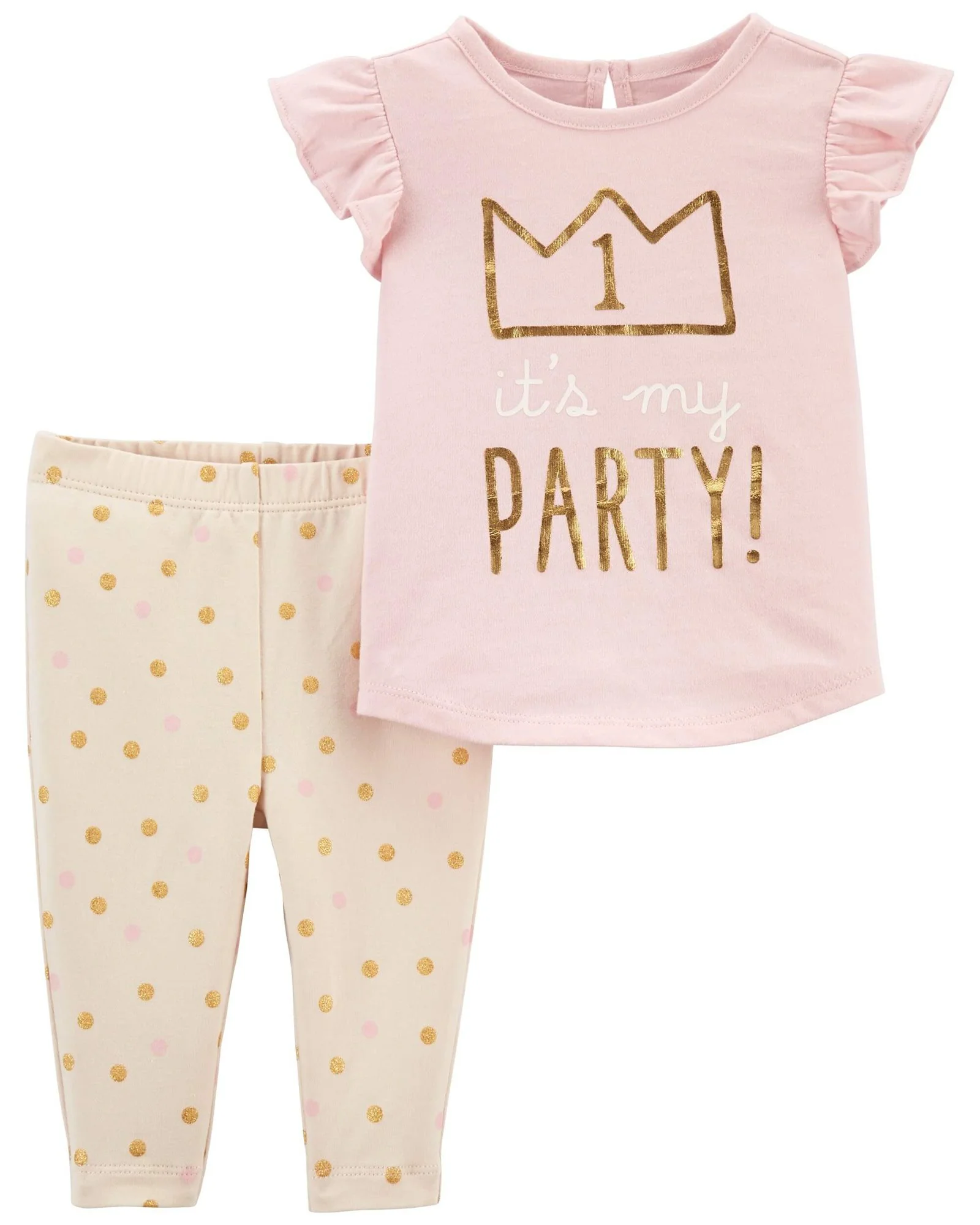 Carter's Set 2 piese Tricou si pantaloni Aniversare