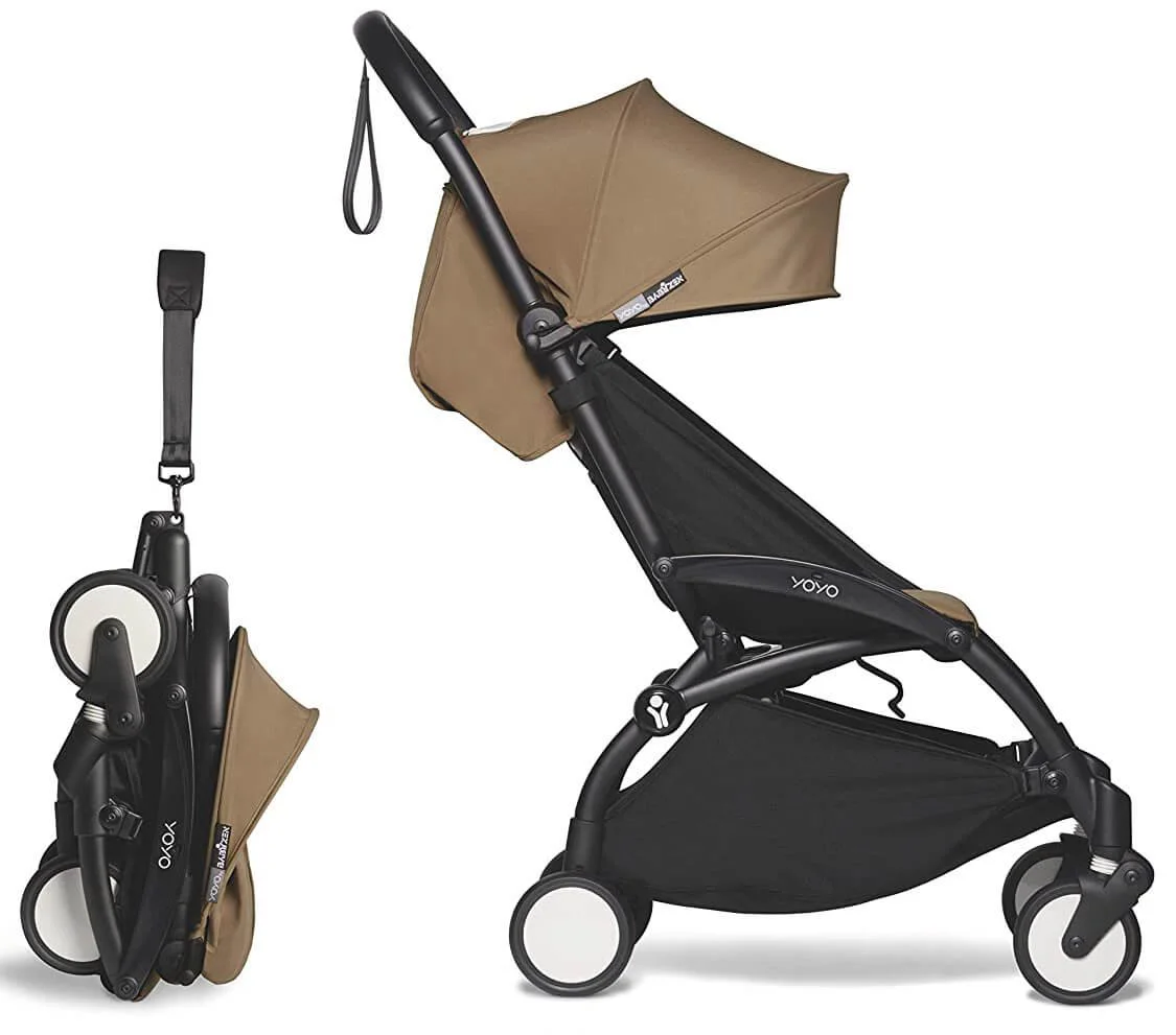 Carucior ultracompact Babyzen YOYO² Toffee (sasiu negru) foto