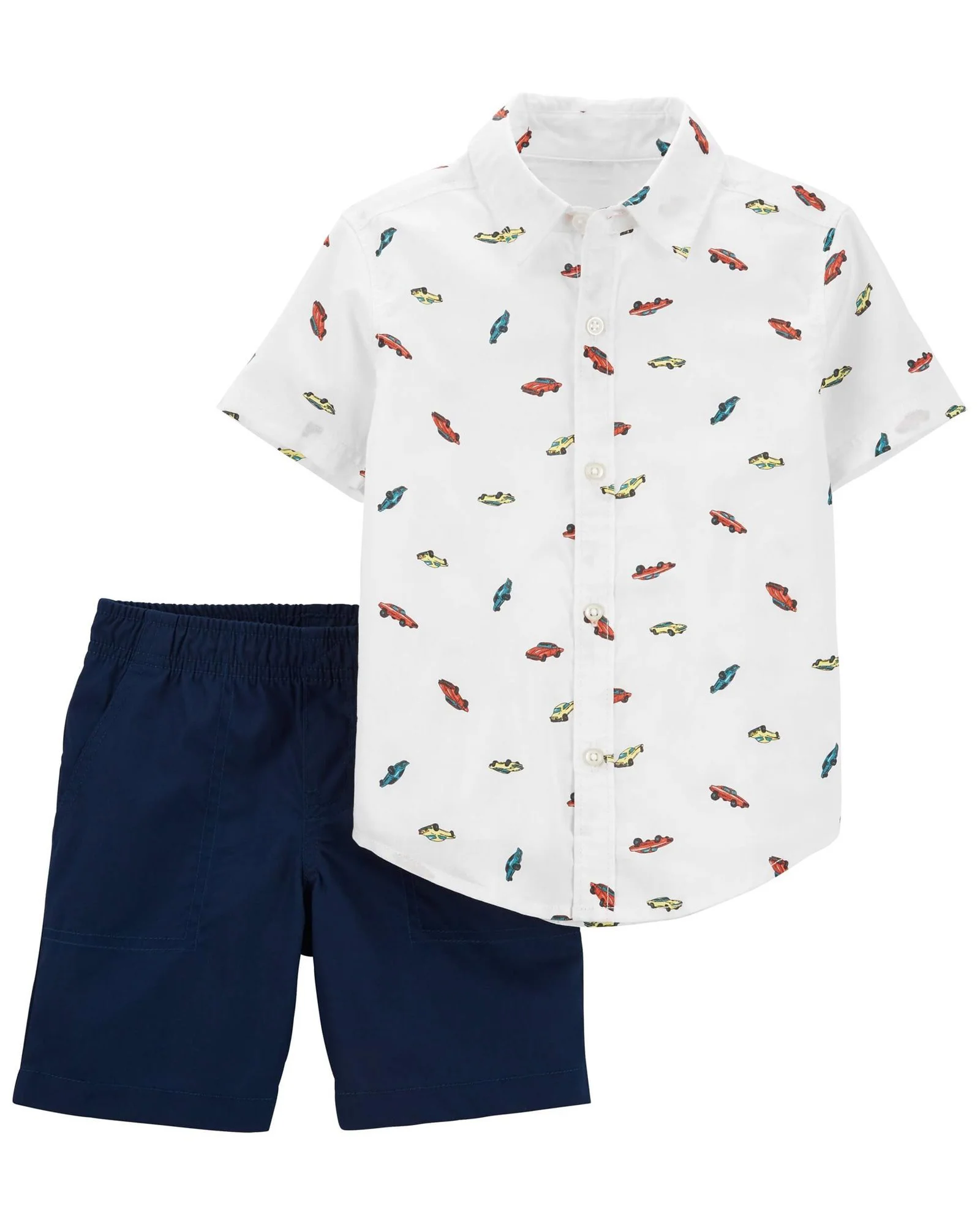 Carter's Set 2 piese Camasa si pantaloni scurti Masini foto