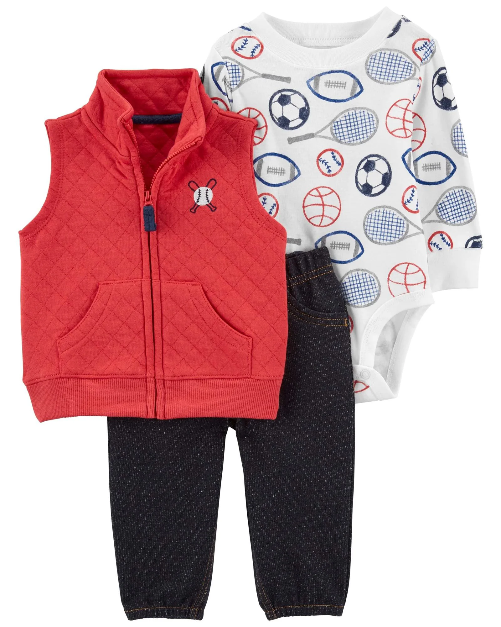 Carter's Set 3 piese Vesta, body si pantaloni Sport foto