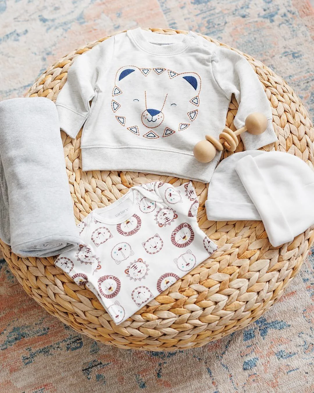 Carter's Set 3 piese Bluza, body si pantaloni Tigru foto