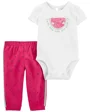 Carter's Set 2 piese Body si pantaloni Pepene rosu foto
