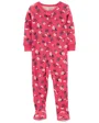 Carter's Pijama cu fermoar Flori foto