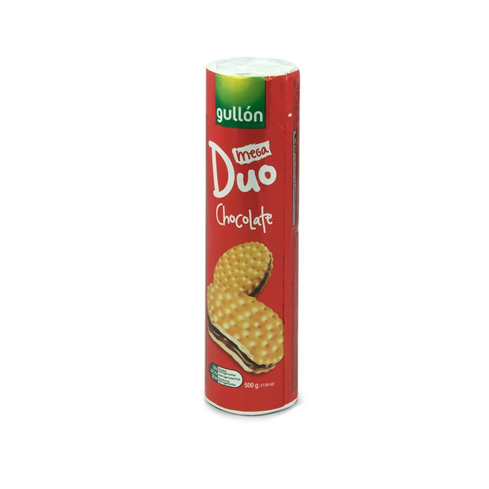 Biscuiti Gullon Mega Duo Crema Sabor Chocolate, 500 g