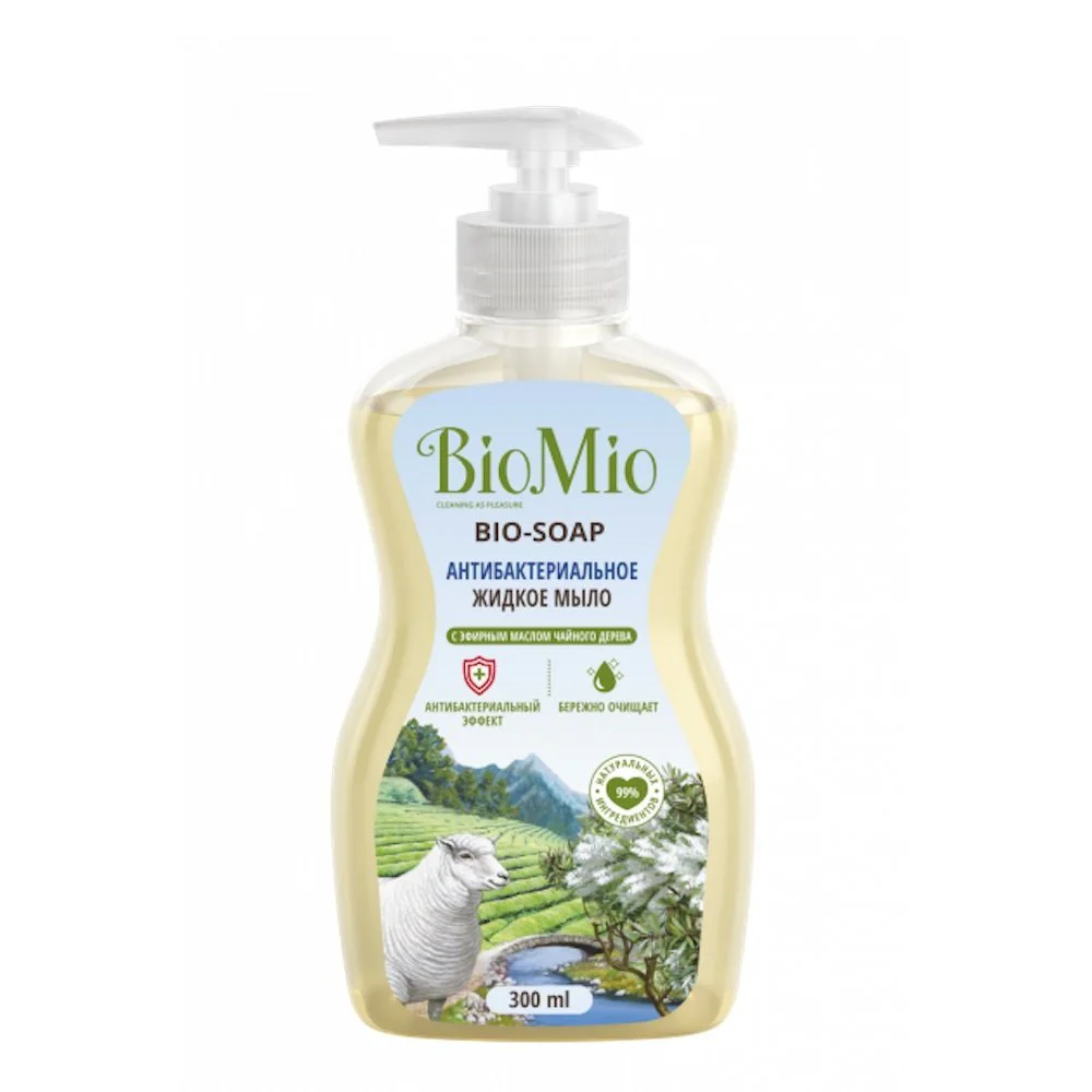 Sapun lichid BioMio Baby antibacterian din arbore de ceai, 300 ml foto