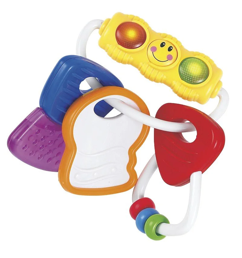 image for Интерактивная погремушка c прорезывателем Hola Toys Ключ с подсветкой foto