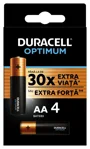 Батарейки Duracell Optimum тип AA, 4 шт.
