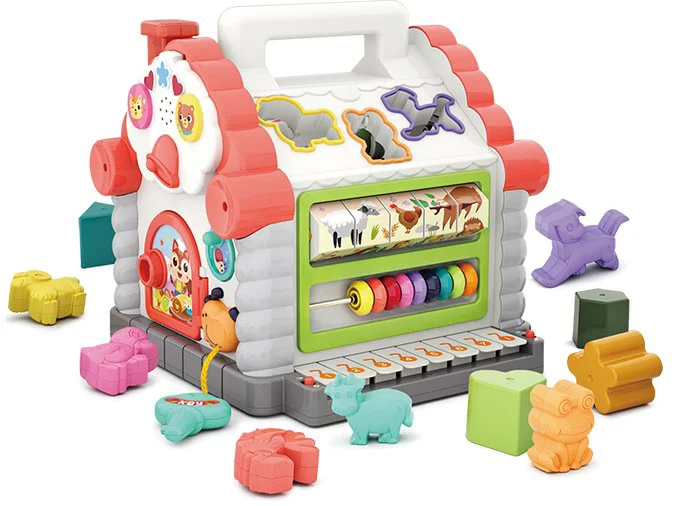 Музыкальная игрушка-сортер Hola Toys Веселый Домик
