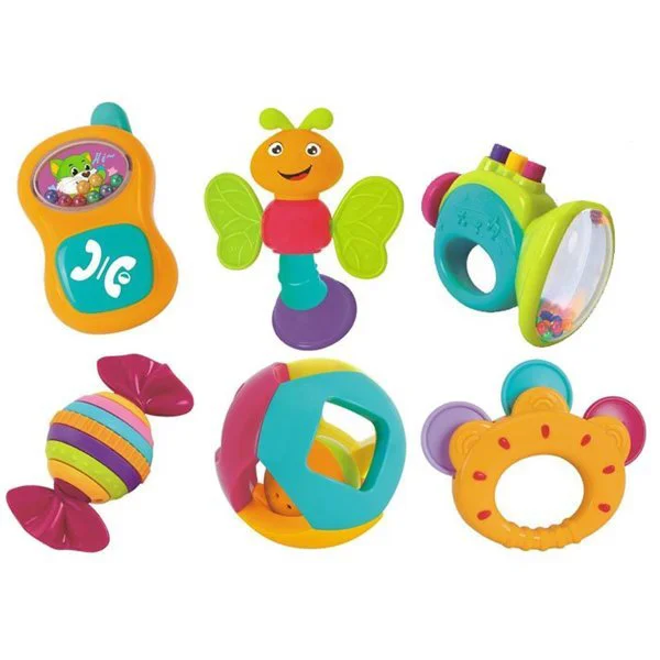 Set jucarii zornaitoare Hola Toys, 6 piese