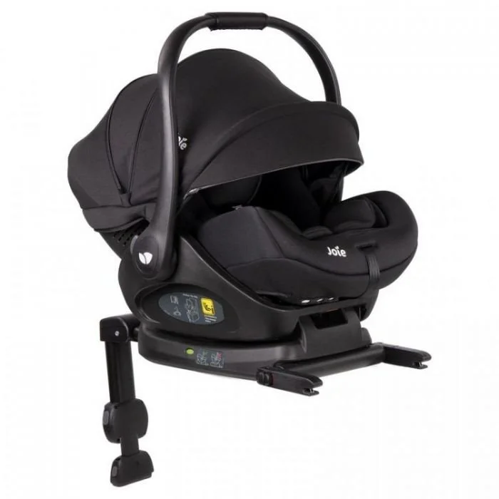 Scoica auto inclinabila i-Size Joie i-Level Coal, nastere - 85 cm