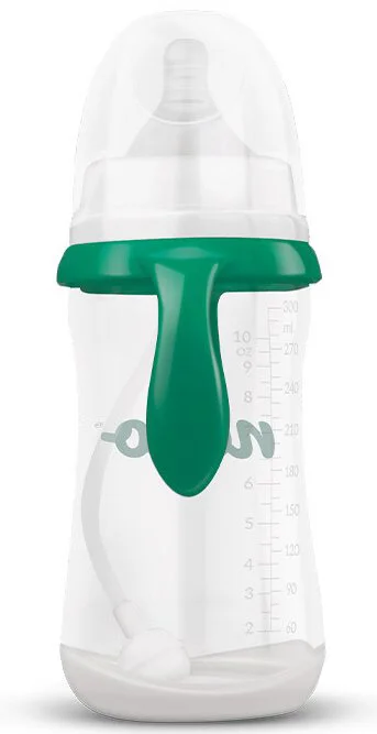 Biberon anticolic Neno cu tetina din silicon, 240 ml foto