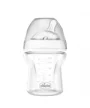 Biberon din sticla Chicco Natural Feeling cu tetina din silicon (0+ luni), 150 ml foto