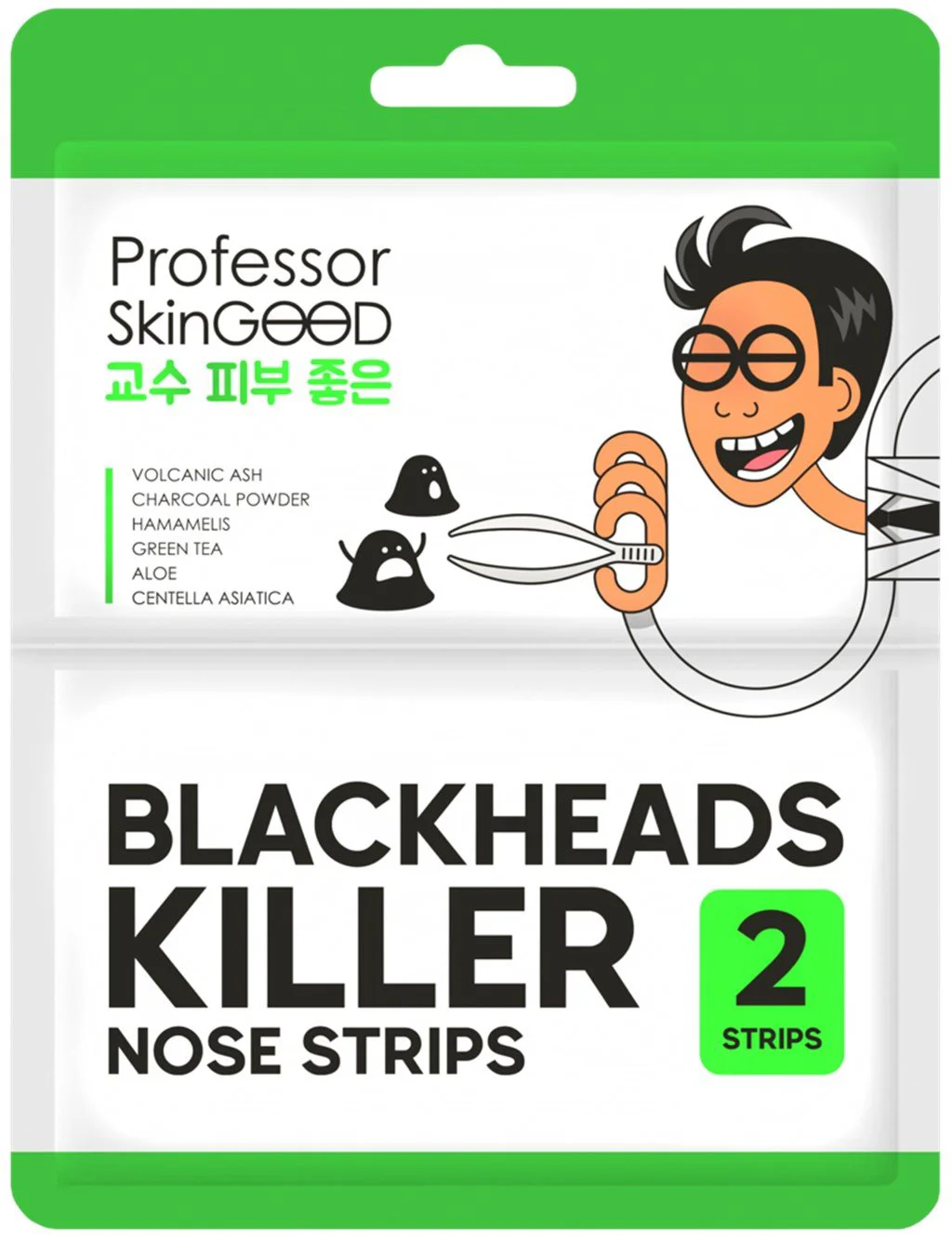 Benzi pentru nas Professor SkinGOOD Blackhead Killer, 2 buc. foto
