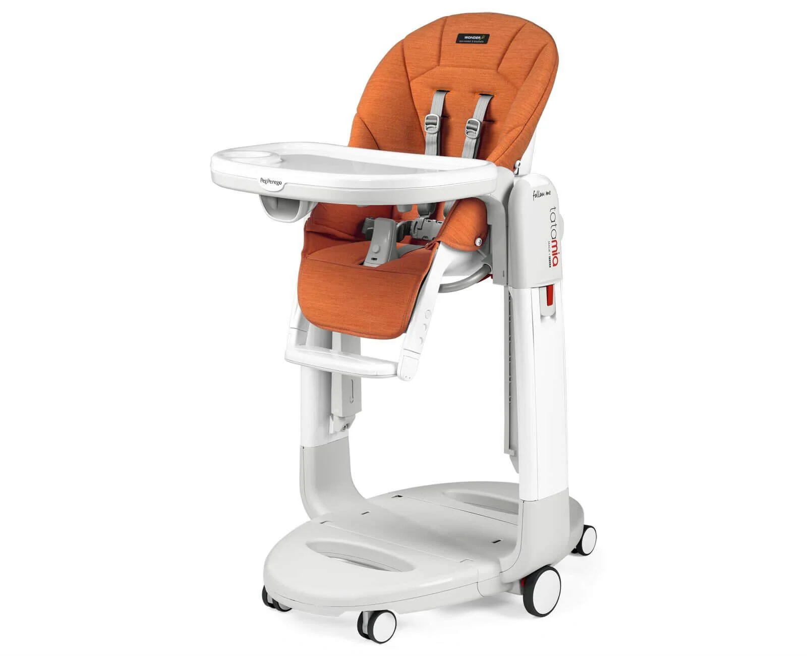Scaun de masa Peg Perego Tatamia Follow Me Wonder Orange