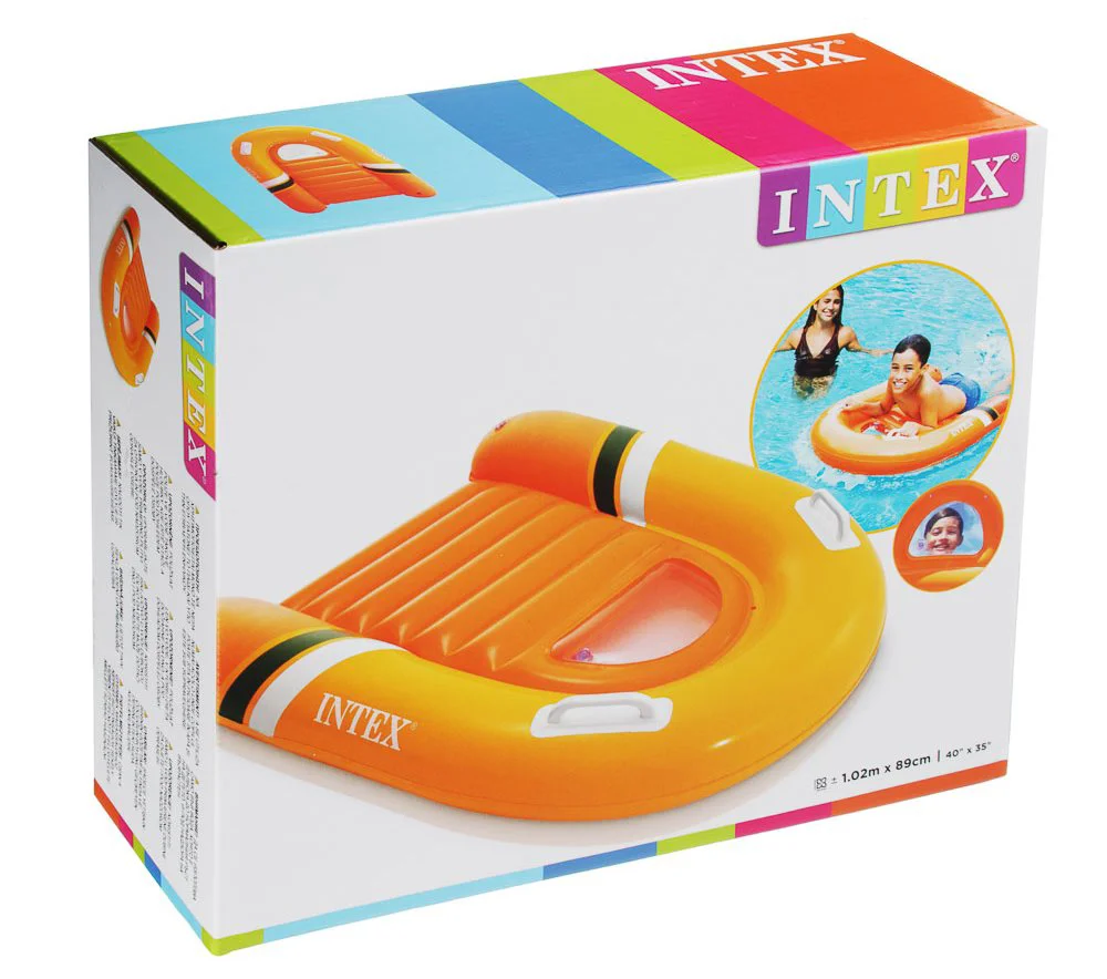 Надувной плот Intex Surf Rider, 102x89 см foto