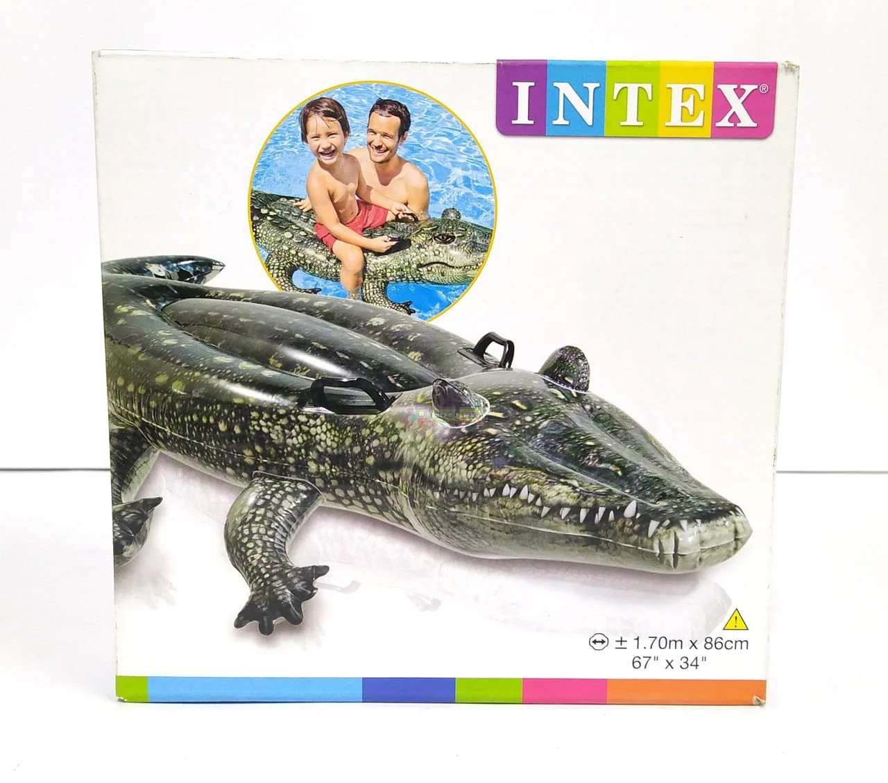 Saltea gonflabila Intex Crocodil, 170x86 cm foto