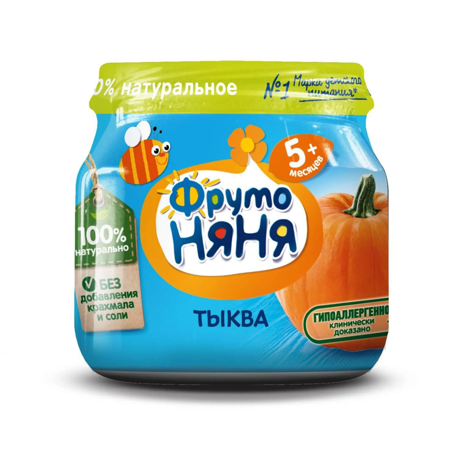 image for Пюре ФрутоНяня из тыквы (5+ мес.), 80 г foto