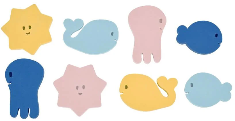 Puzzle pentru baie Badabulle cu animalute acvatice