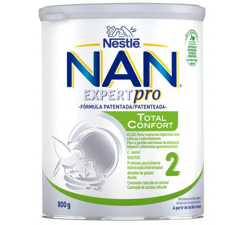 Formula de lapte Nestle NAN Total Confort 2 (6-12 luni), 800 g