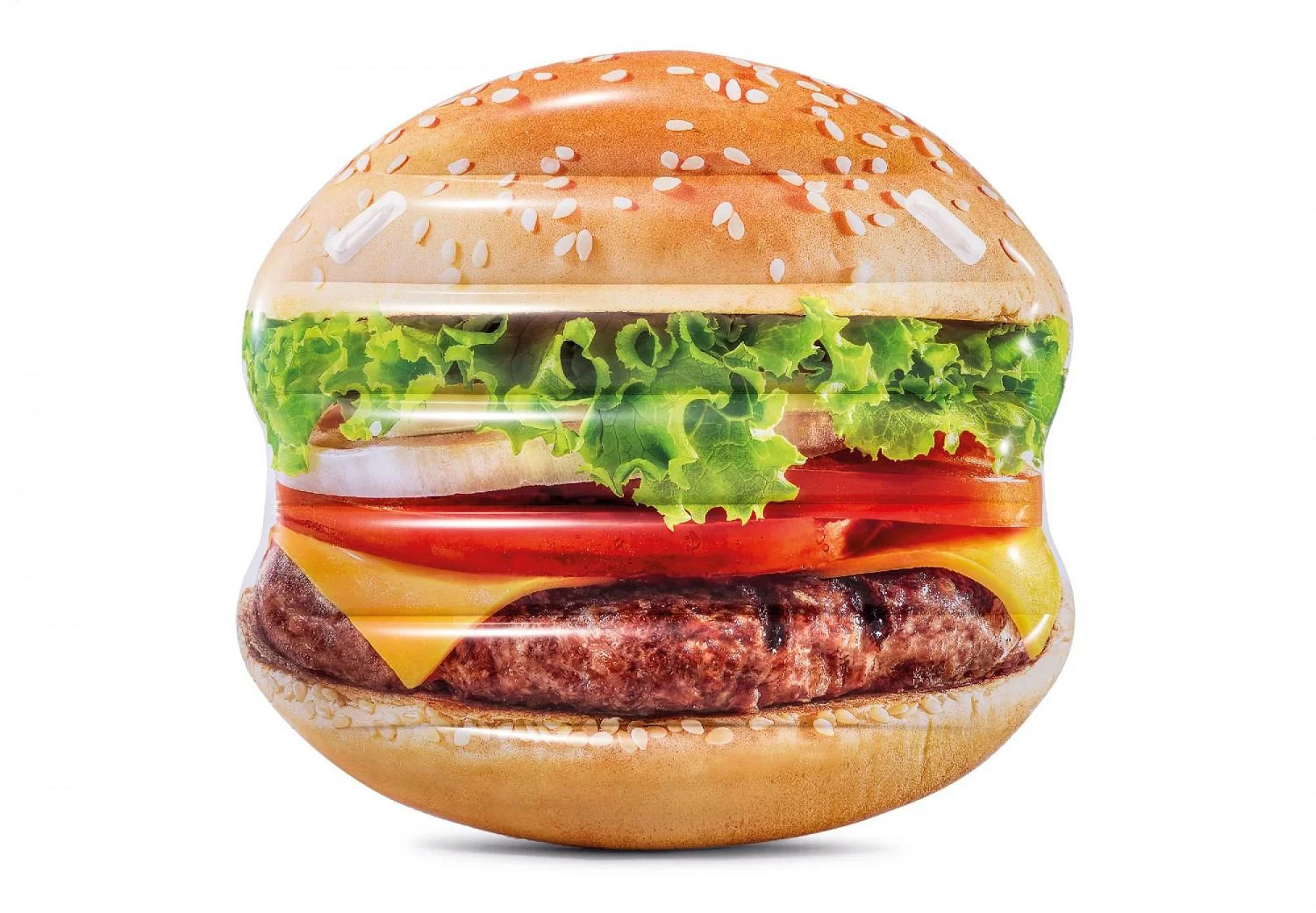 Pluta gonflabil Intex Hamburger, 135x127x23 cm foto