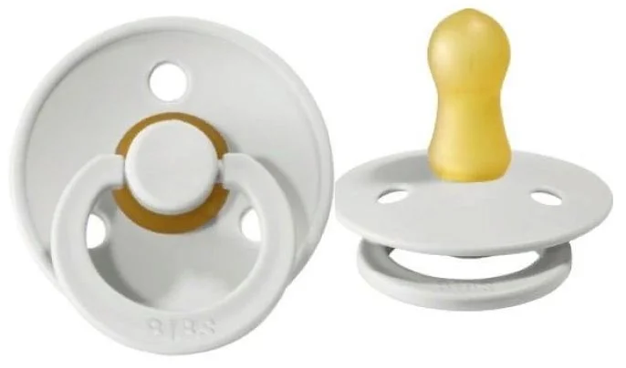 Suzeta rotunda BIBS Haze din latex (6-18 luni) foto