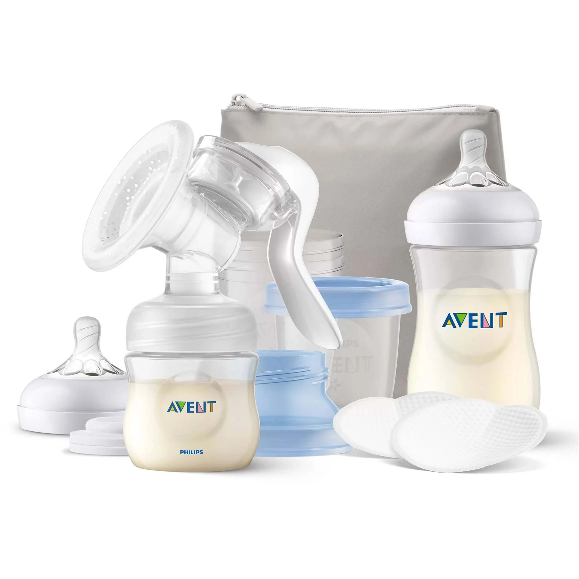 Комплект для грудного вскармливания Philips AVENT с ручным молокоотсосом