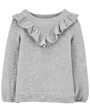 Carter's Bluza cu volanase gri