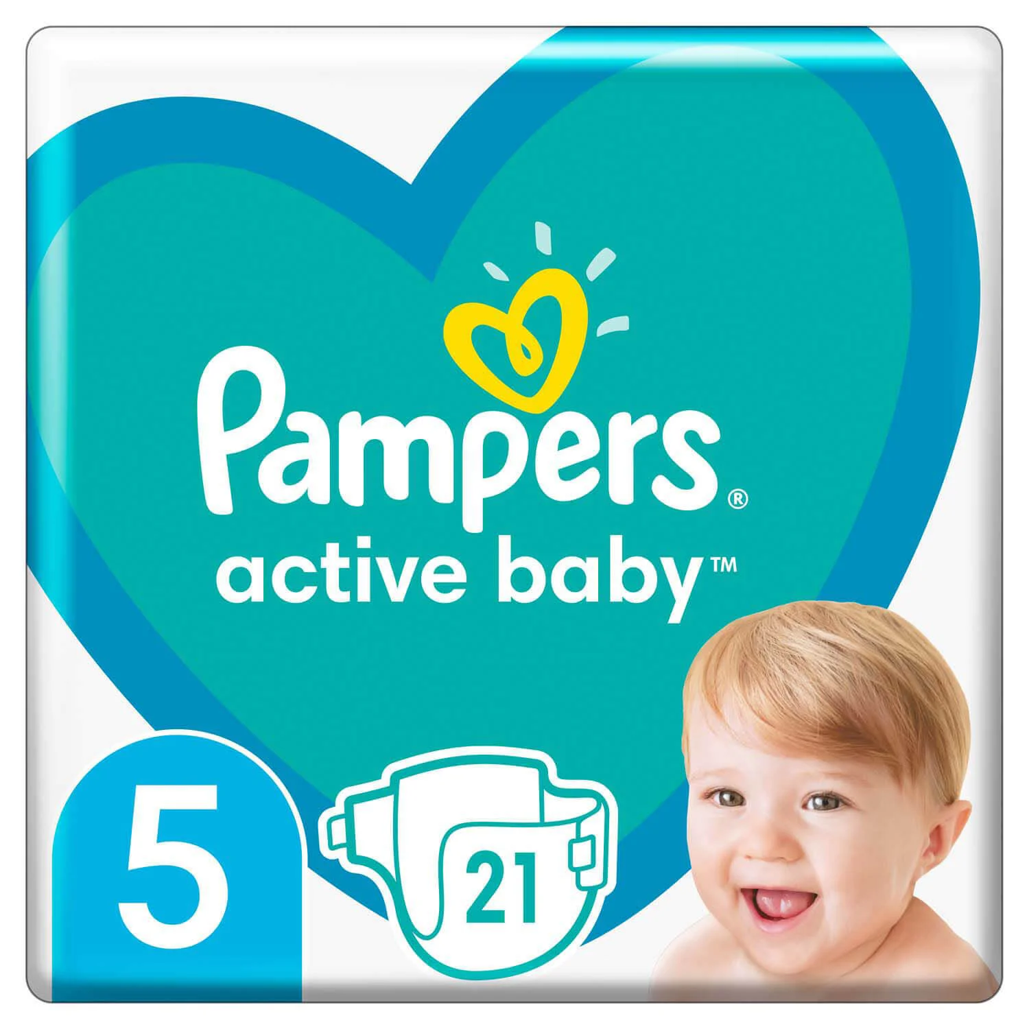Scutece Pampers Active Baby 5 Junior (11-16 kg), 21 buc.