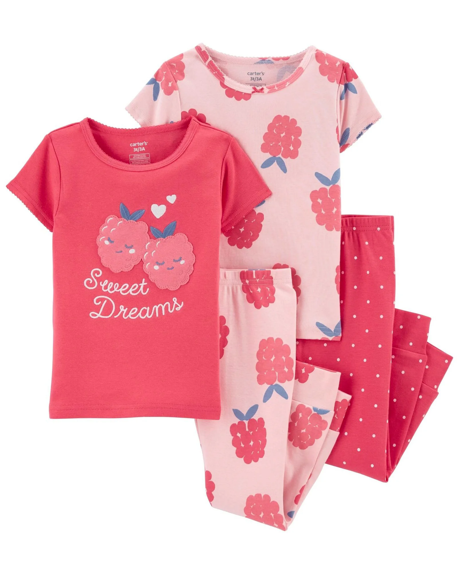 Carter's Set 2 pijamale Zmeura foto