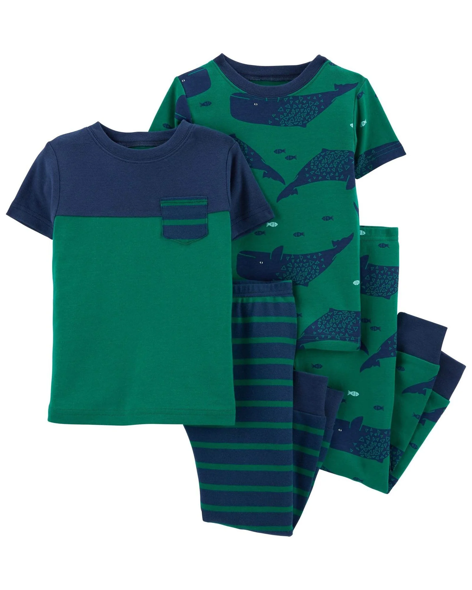 Carter's Set 2 pijamale Balena foto
