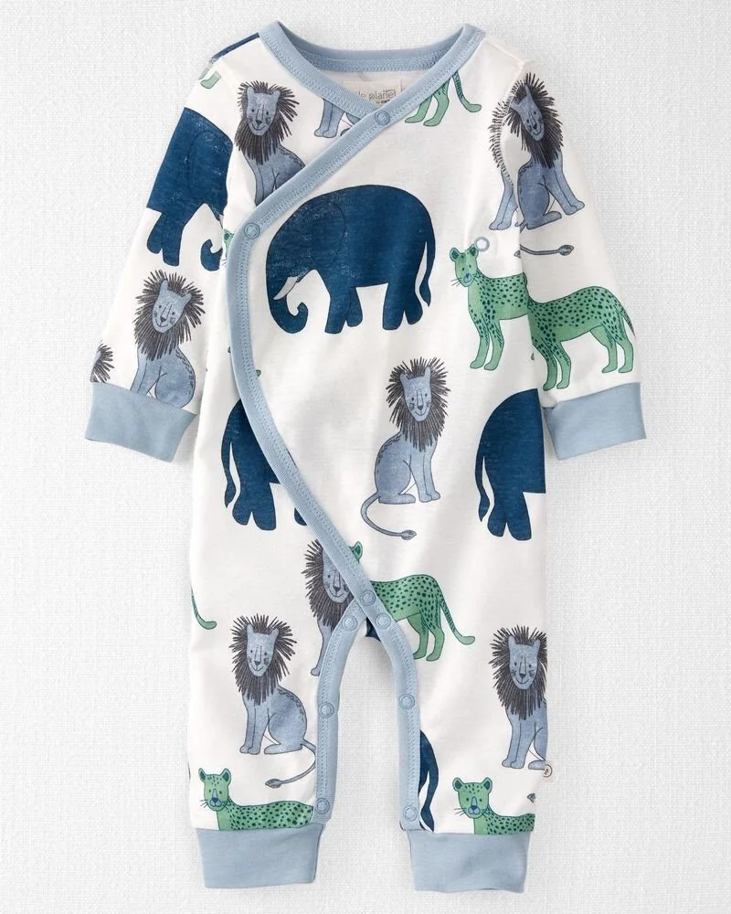 Carter's Pijama cu capse Animale 100% bumbac organic foto