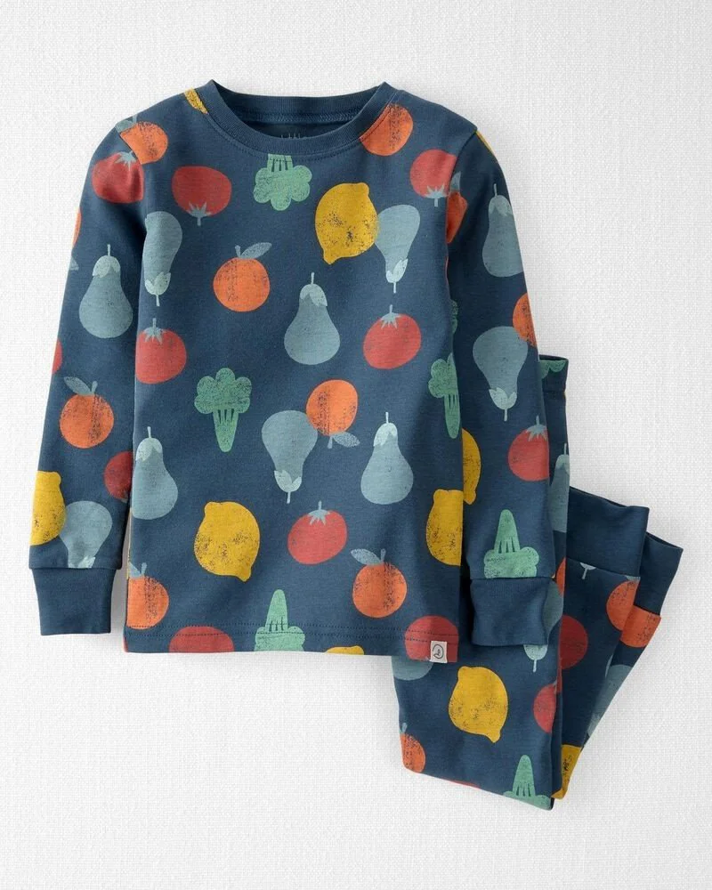 Carter's Pijama 2 piese Fructe 100% bumbac organic foto