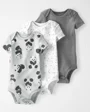 Carter's Set 3 piese body Panda 100% Bumbac Organic