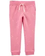 Carter's Pantaloni cu snur roz foto