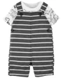 Carter's Set 2 piese Tricou si salopeta Animale foto