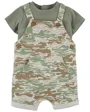 Carter's Set 2 piese Tricou si salopeta Camuflaj foto