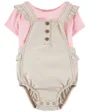 Carter's Set 2 piese Tricou si salopeta roz foto