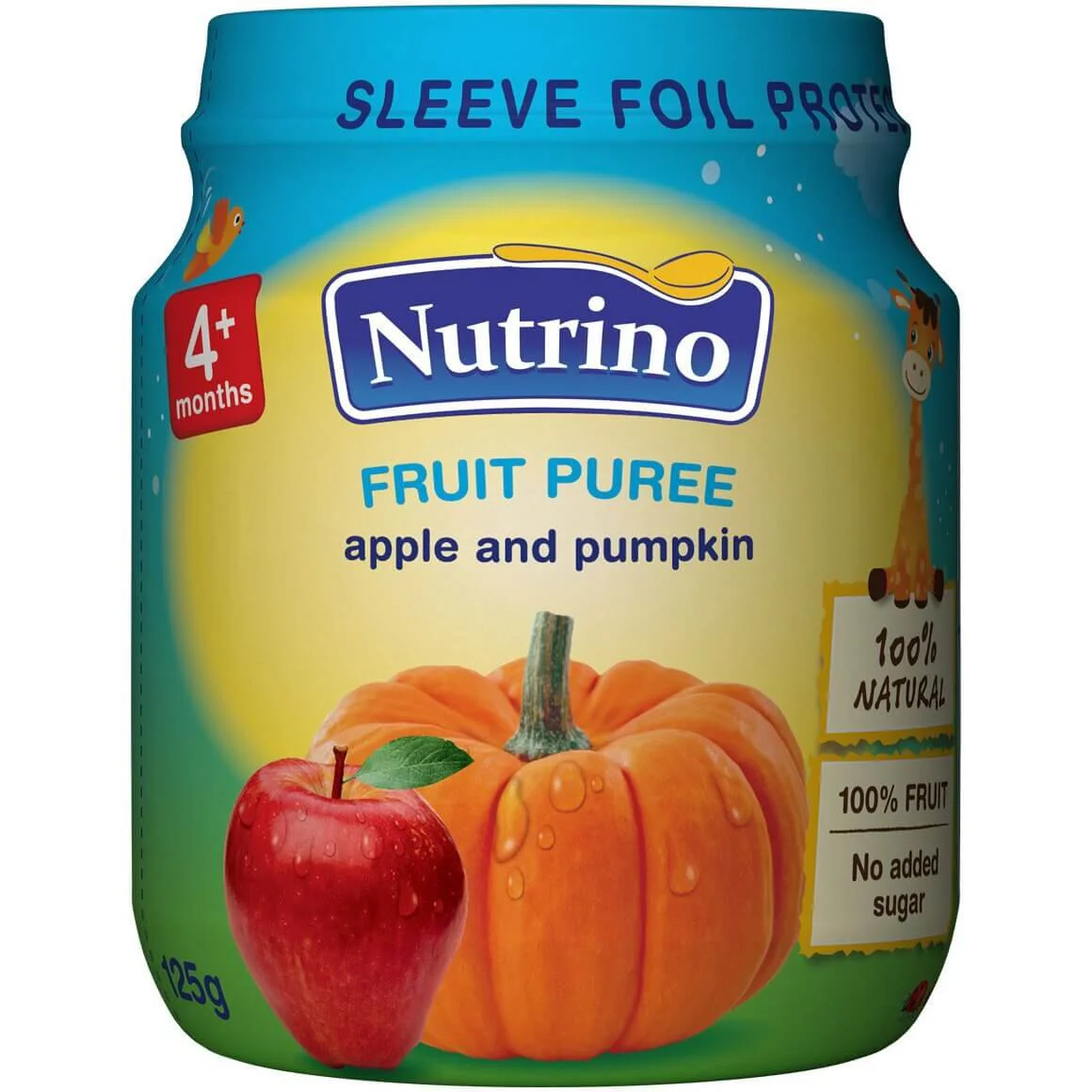 image for Пюре Nutrino из яблок и тыквы (4+ мес.), 125 г foto