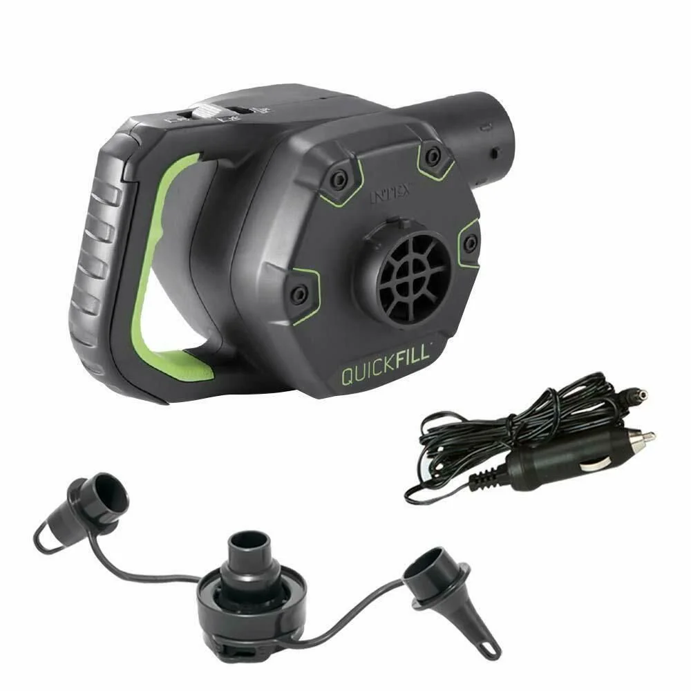Насос электрический аккумуляторный Intex Quick-Fill (220-240V), 3 насадки