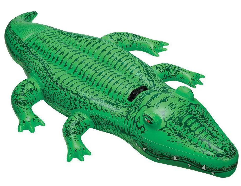Pluta gonflabila Intex Crocodil 168x86 cm, (3ani+) foto
