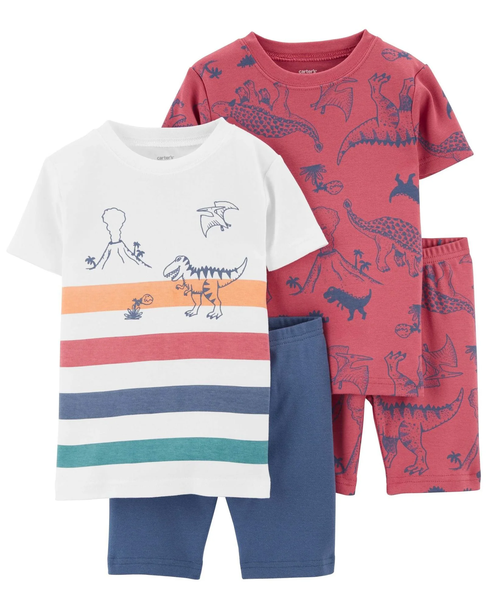 Carter's Set 2 pijamale Dinozauri foto