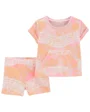 Carter's Set 2 piese Tricou si pantaloni tie-dye foto