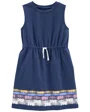 Carter's Rochie din jerseu de bumbac bleumarin foto
