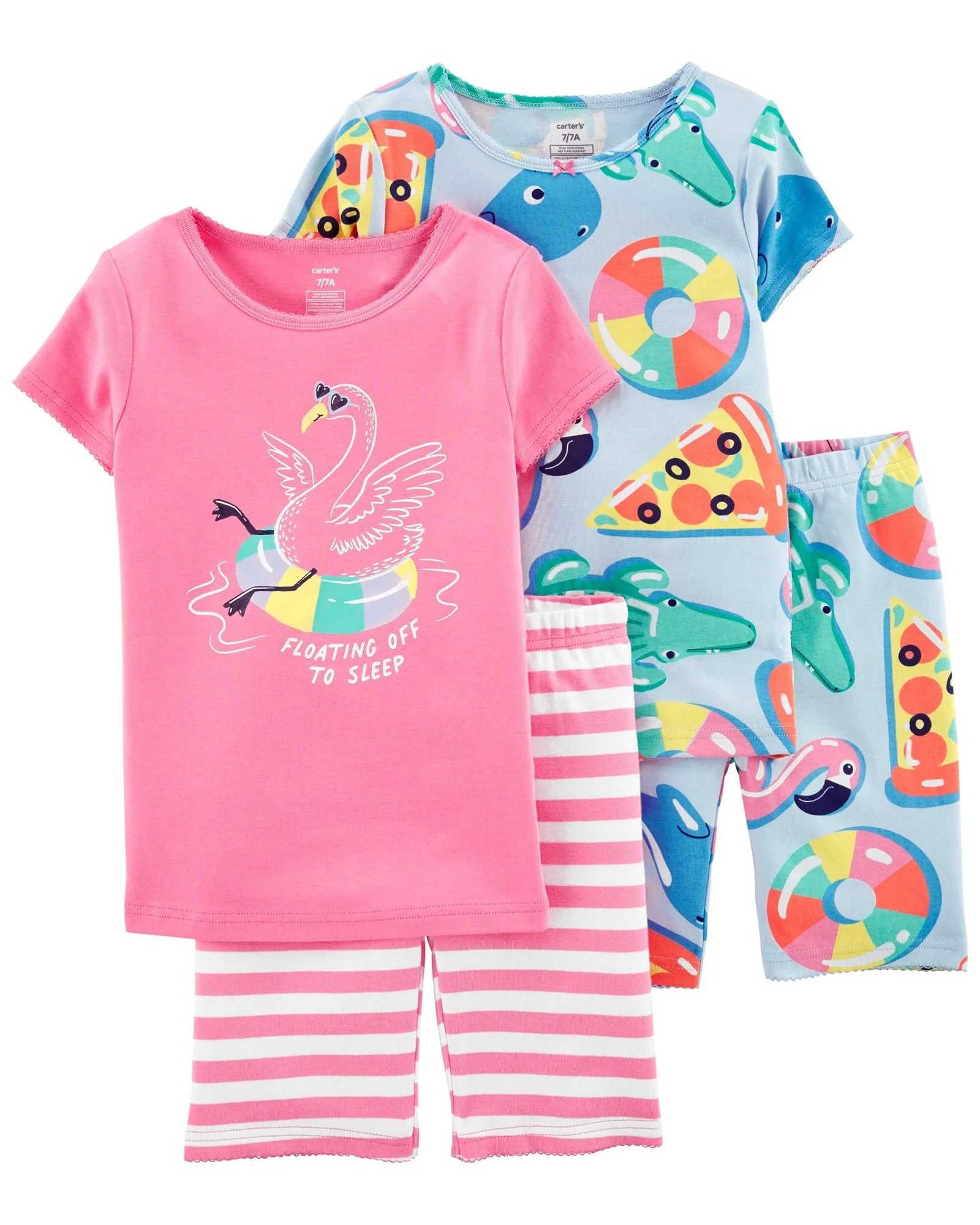 Carter's Set 2 pijamale Flamingo