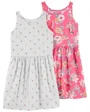 Carter's Set 2 rochite Flori