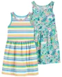 Carter's Set 2 rochite Flori si dungi