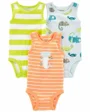Carter's Set 3 piese body maiou cu dungi foto