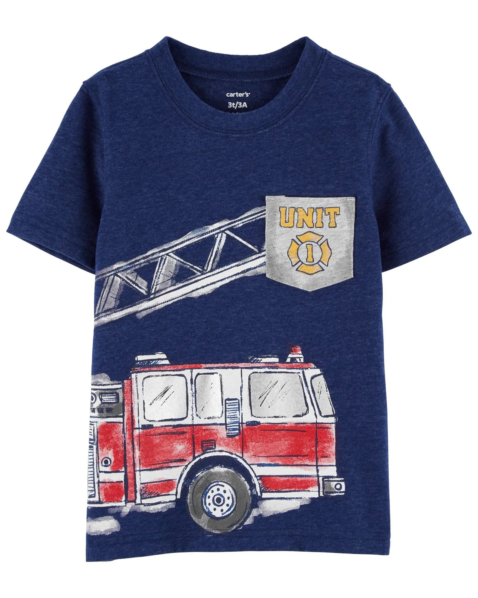 Carter's Tricou Masina de pompieri